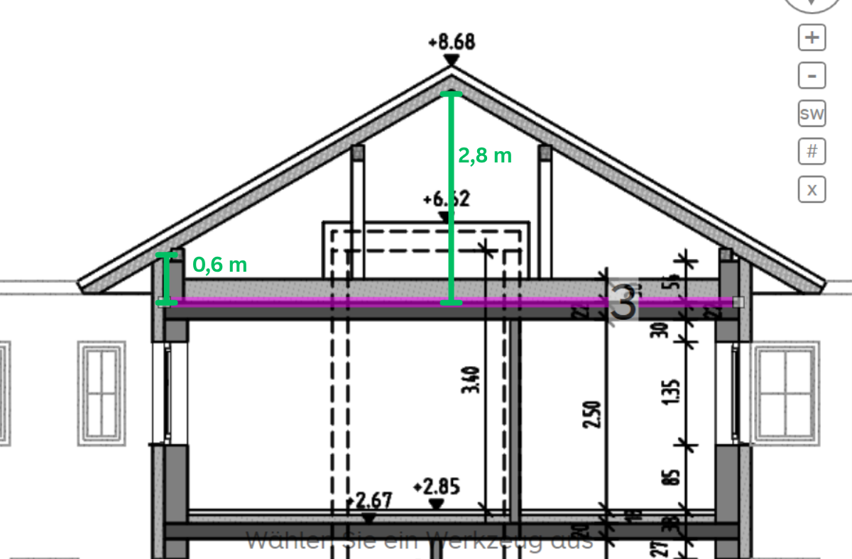 Plan Giebel